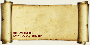 Tamara Dimčić vizit kartica